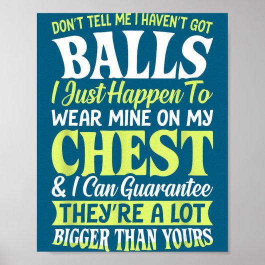 Poster Ne me dites pas que je n'ai pas de déclaration de (Devant)