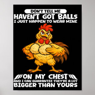 Poster Ne me dites pas que je n'ai pas Je porte juste