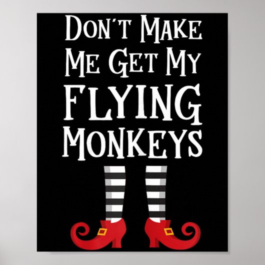 Poster Ne me fais pas appeler mes singes volants (Devant)