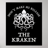Poster Ne me faites pas libérer le Kraken (Devant)