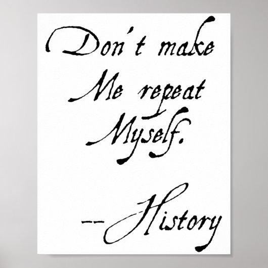 Poster Ne me faites pas répéter moi-même Histoire Drôle N (Devant)