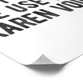 Poster Ne me faites pas utiliser ma voix de Karen Citatio (Coin)