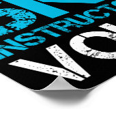 Poster Ne me faites pas utiliser mon instructeur de ski V (Coin)