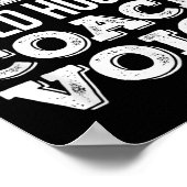 Poster Ne me forcez pas à utiliser mon T-Shirt avec la vo (Coin)