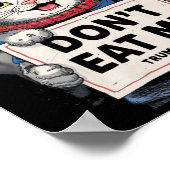 Poster Ne me mangez pas de chats pour Trump 2024 élection (Coin)