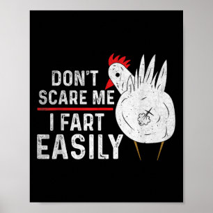 Poster Ne m'E pas Je pète facilement drôle Sarcasme Humou