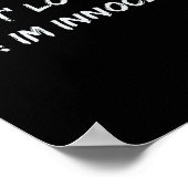 Poster Ne me regardez pas. Je suis innocent (Coin)