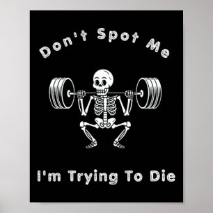 Poster Ne me repérez pas1 Je essaie de mourir en musculat