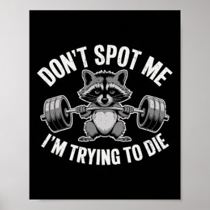 Poster Ne me repérez pas, j'essaie de mourir, musculation