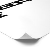 Poster Ne Me Sous-Estimez Pas (Coin)