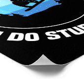 Poster Ne me suivez pas Je fais des choses Stupides C'est (Coin)