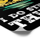 Poster Ne me suivez pas Je fais des choses stupides Ski V (Coin)