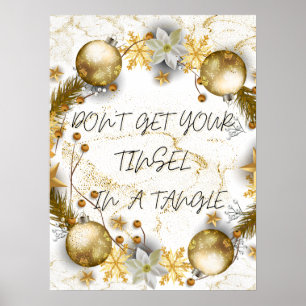 Poster Ne mettez pas votre moule dans un tangle