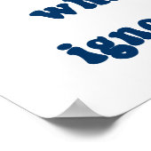 Poster Ne m'interrompez pas pendant que je vous ignore (Coin)