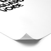 Poster Ne m'oblige pas à utiliser ma voix de vigile (Coin)