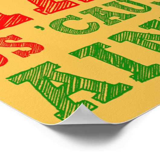 Poster Ne nous haïssez pas parce que vous n'êtes pas nous (Coin)