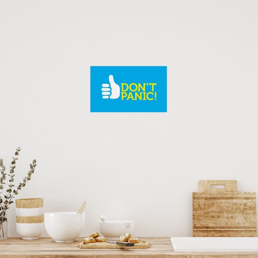 Poster ne paniquez pas (Cuisine)