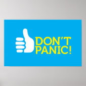 Poster ne paniquez pas (Devant)