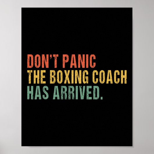 Poster Ne paniquez pas (Devant)