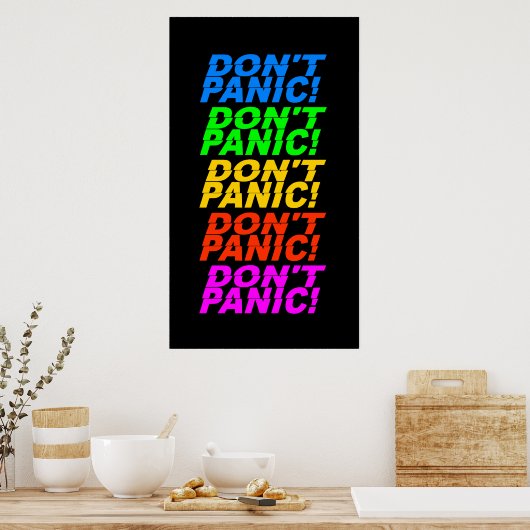 Poster Ne paniquez pas ! (Cuisine)