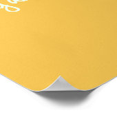 Poster Ne paniquez pas, c'est le slogan organique Radish (Coin)