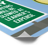 Poster NE PARLE PAS. Panneau de rue. (Coin)