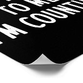 Poster Ne Parlez Pas Je Compte Drôle Sarcastique (Coin)