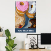 Poster Ne pas ajouter de texte (Bureau à domicile)