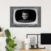 Poster Ne Pas Ajuster Votre Téléviseur (Bureau à domicile)