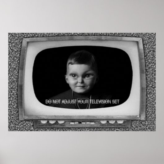 Poster Ne Pas Ajuster Votre Téléviseur (Devant)
