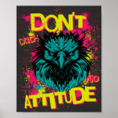 Poster Ne pas attraper aucune attitude - Sarcastique (Devant)