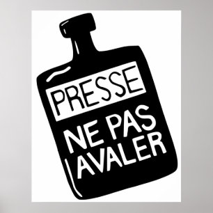 Poster Ne pas avaler l'affiche de la presse