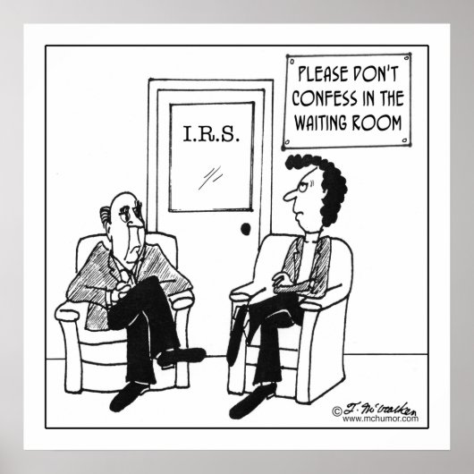 Poster Ne pas avouer dans la salle d’attente (Devant)