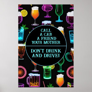 Poster Ne pas boire et laisser la barre
