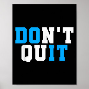 Poster Ne pas cesser de faire It-motivational Workout-gym