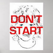 Poster Ne pas commencer à fumer (Devant)