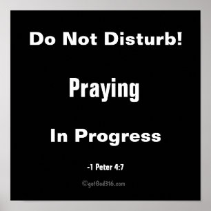 Poster Ne pas déranger gotGod316.com