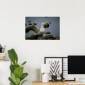 Poster Ne pas déranger l'impression (Bureau à domicile)
