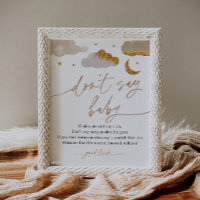 Ne pas dire Baby Game Twinkle Star Baby shower