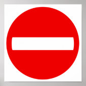 Poster Ne pas entrer de signe (affiche) (Devant)