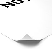 Poster Ne pas être desservi par les utilisateurs, Panneau (Coin)