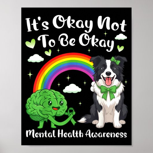Poster Ne pas être un border collie de sensibilisation à  (Devant)