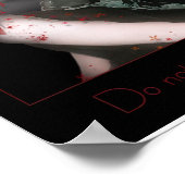 Poster Ne pas faire confiance aux fleurs rouges (Coin)