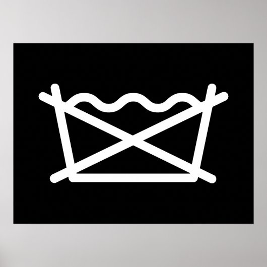 POSTER NE PAS LAVER ! (Devant)