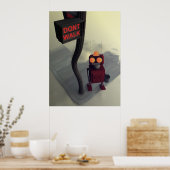 Poster Ne pas marcher Imprimer (Cuisine)