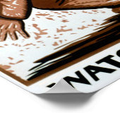 Poster Ne pas marcher Jay Regarder votre pas WPA (Coin)