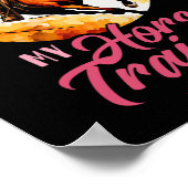 Poster Ne Pas Me Faire Utiliser Mon Entraîneur De Cheval  (Coin)