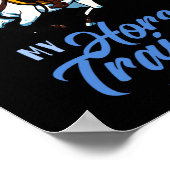 Poster Ne Pas Me Faire Utiliser Mon Entraîneur De Cheval  (Coin)