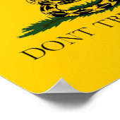 Poster Ne pas me taper sur l'affiche de Gadsden (Coin)