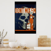 Poster Ne pas mélanger Em (Cuisine)